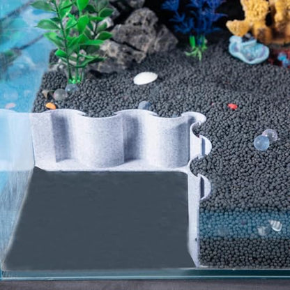 Aquarium Substrate Barrier Sand Isolation Board Substrate Barrier | Aquarium Accessories, Fish Tank Landscaping Decorative Board for Sand Water Grass Mud Isolation - size: C