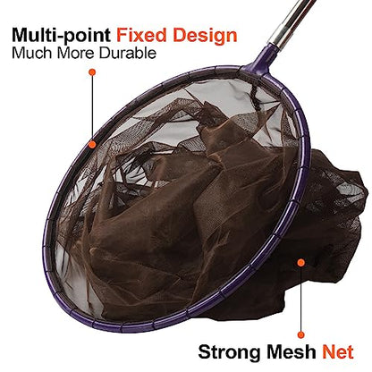Yorikyas Snake Catcher Net Telescopic Pole | for Reptile Grabber Rattle Snake Moving and Catching