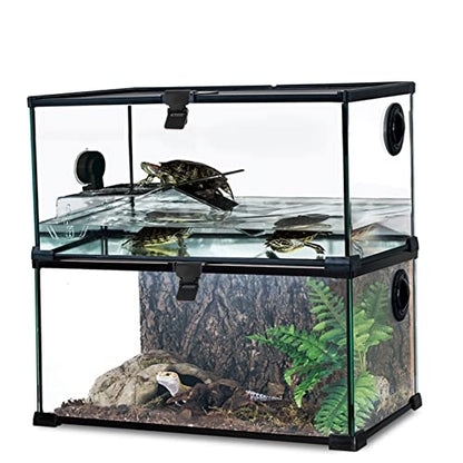 FRCOLOR 12pcs Reptile Feeding Box Lock Buckle Escape Prevention Clips for Turtle Tanks Suitable for Glass Aquariums Non-Blocking Ventilation Secure Tortoise Pet Enclosure