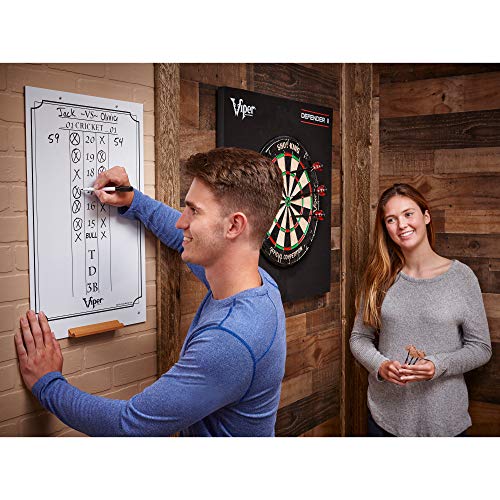Viper Dry Erase Scoreboard, Cricket and 01 Dart Games, White - style: Large (23.5" H x 15.5" W)