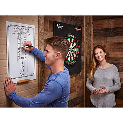 Viper Dry Erase Scoreboard, Cricket and 01 Dart Games, White - style: Large (23.5" H x 15.5" W)