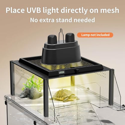 Turtle Basking Platform Fits 17–19" Wide Aquariums for Aquatic Turtles - size: Fit 17-19 Inchs Wide