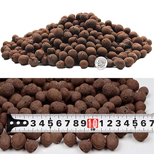 2LBS Leca Expanded Clay Pebbles Hydroponics Supplies for Indoor Garden Plants (2LBS) - size: 2LBS