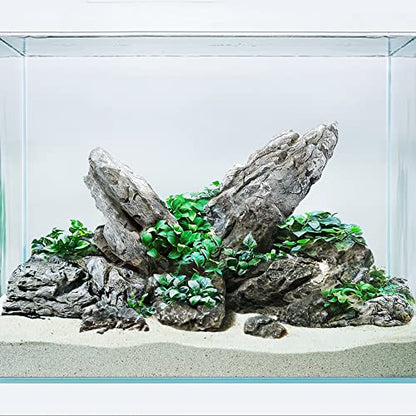 Seiryu Stone Natural Aquascaping Rock 36lb Planted Aquarium Iwagumi | Bluish veined texture; iwagumi and aquascape - size: 07 Seiryu Stones(3-11inch,36lbs)
