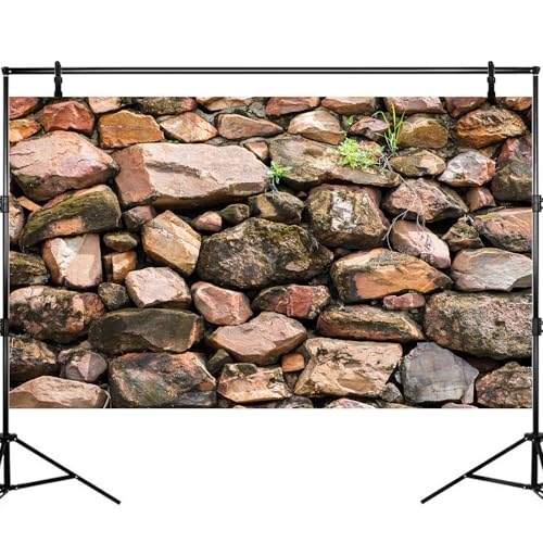 Stone Wall Aquarium Background Rock Texture Fish Tank Background Natural Rocky Reptile Tank Backgrounds Natural Stone Rocky Wall Terrarium Reptile Enclosure Backgrounds Wallpaper 24x12in - color: Stone Brown, size: 24(W)x12(H)inches/ 60(W)*30cm(H)