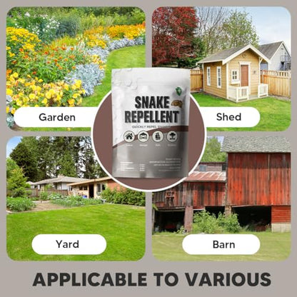 Snake Repellent for Yard, Snake Repellent Outdoor, Snake Away Repellent Outdoor, Snake Deterrent for Yard, Snake Deterrent Outdoor, Backyard Snake Repellent- 10 Packs - size: 1 Ounce (Pack of 10)