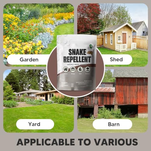 Snake Repellent for Yard, Snake Repellent Outdoor, Snake Away Repellent Outdoor, Snake Deterrent for Yard, Snake Deterrent Outdoor, Backyard Snake Repellent- 8 Packs - size: 1 Ounce (Pack of 8)