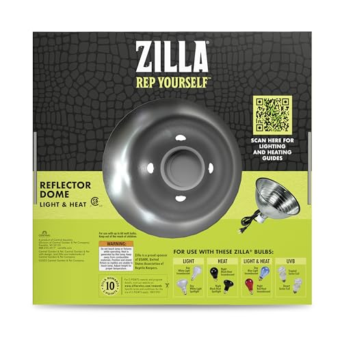 Zilla Silver Reflector Domes 8.5 Inches - size: 8.5 Inch
