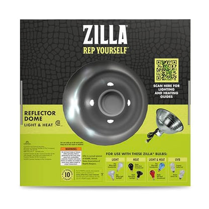 Zilla Silver Reflector Domes 8.5 Inches - size: 8.5 Inch
