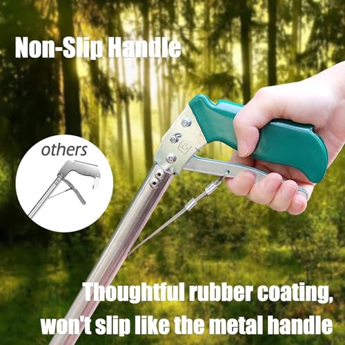 IC ICLOVER 52 Inch Professional Snake Grabber, Heavy Duty Long Snake Tongs | Upgrade Wide Jaw Snake Handling Tool, Non Slip Grip Handle, Auto Lock, Reptile Grabber Rattle Snake Catcher Catching Tools