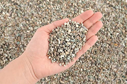 Thoreau Aquarium Sand Natural Decorative Gravel 3-5mm 2L Aquascape | For aquascaping, planted, shrimp and nano tank - size: M,2Lx1pk
