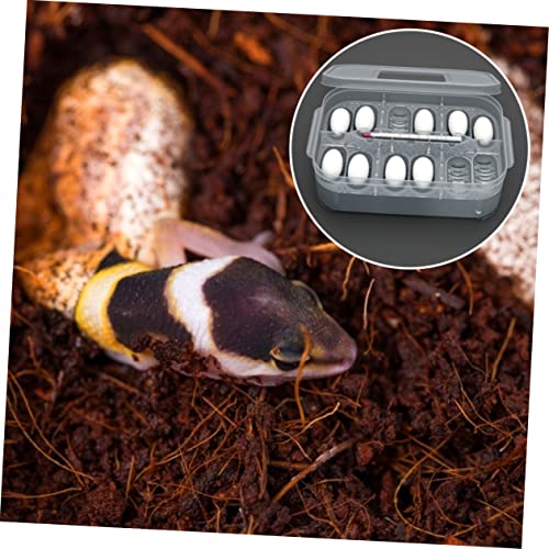 VANZACK Reptile Incubation Box with Design Lightweight Hatching Container for Snakes and Lizards Efficient Capacity Reptile Breeding Hatchery