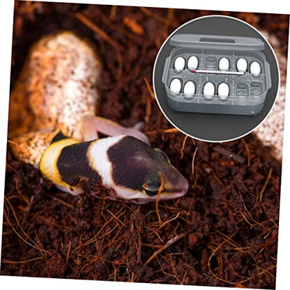VANZACK Reptile Incubation Box with Design Lightweight Hatching Container for Snakes and Lizards Efficient Capacity Reptile Breeding Hatchery