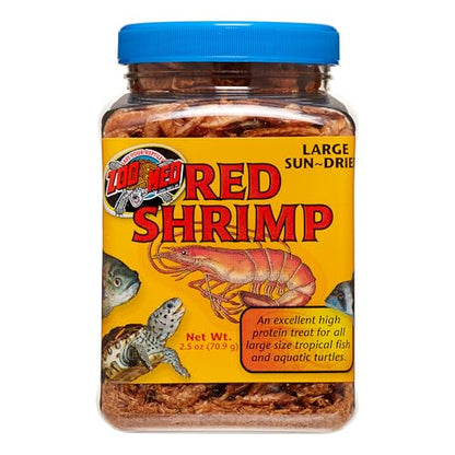 Zoo Med Sun Dried Large Red Shrimp, 2-1/2-Ounce - size: 2.5 Ounce (Pack of 1)
