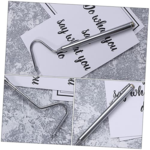 Happyyami 2pcs Snake Catching Hooks Telescoping Reptile Grabbers for Safe Handling of Snakes and Other Reptiles Sturdy Stainless Steel Design
