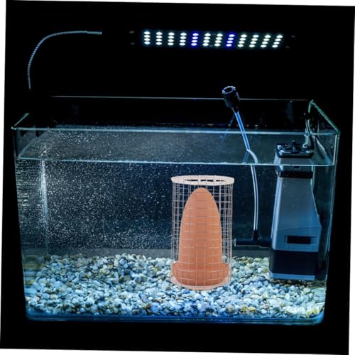 1set Shrimp Spawning Barrels and Breeding Cone for Discus Fish Pottery Craft Aquarium Decoration for Tropical Fish and Shrimp Breeding Design - size: 20.00X11.00X11.00CM