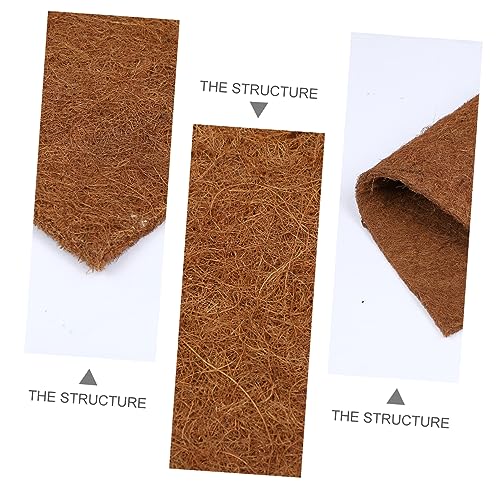 Coconut Fibre Reptile Carpet Tortoise Carpet Mat Moisturizing Pad for Bearded Dragon Tank