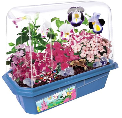 Grow Your Own Flower Princess Palace Terrarium Starter Kit - Blooming Jewelweed & Princess Flowers, Includes Pony, Royal Gems & Complete Supplies to Start Growing in a Week - style: Flower Princess Palace