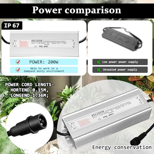 Ultrasonic Fogger 6 Head Ultrasonic Mist Maker,5000ml/H 200W Fogger | 6 Head Ultrasonic Fogger Mist Maker,6 Head Ultrasonic Mist Maker fogger Ultrasonic Mister Fogger 6 Fogger Ultrasonic Fogger - color: 6 Head Ultrasonic Fogger