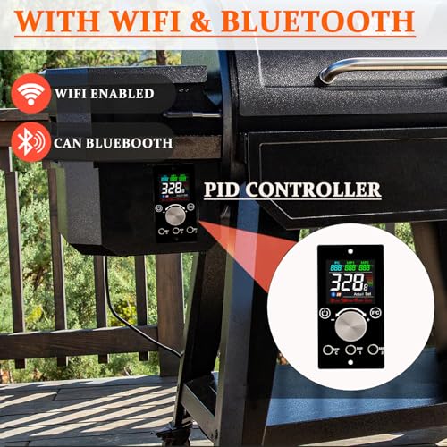 Replacement Pit Boss Digital Thermostat Controller Board with WiFi and Bluetooth Function, can Connect to Mobile APP - size: WiFi and Bluetooth Controller