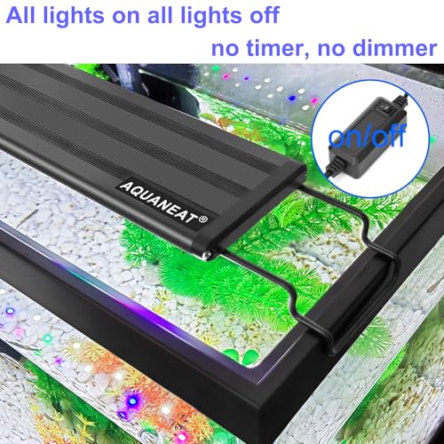 AQUANEAT LED Aquarium Light Full Spectrum for 16 Inch to 20 Inch Fish Tank Light Fresh Water - size: 16"-20"