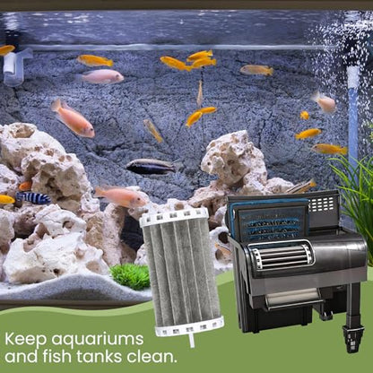 Aquarium Filter for Marineland Penguin Power Filters | Compatible with 150/150B Power Filters,Bio-Wheel Assembly PRBW150B, Stable Rotation, 2 Pack
