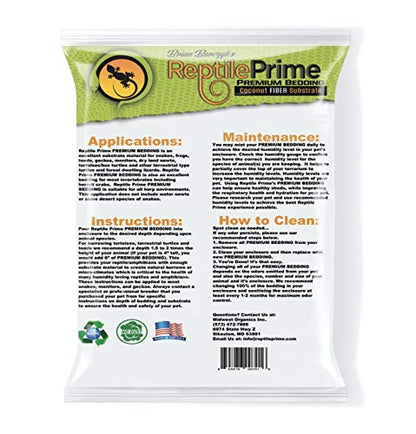 Coconut Fiber Bedding Substrate for reptiles, amphibians, or invertebrates