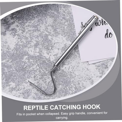 2pcs Telescopic Snake Hook Extendable Snake Catcher Material Reptile Catching Tool
