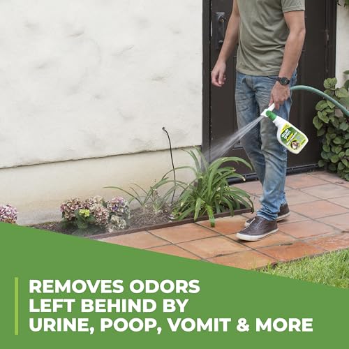 Simple Green Outdoor Odor Eliminator for Pets, Dogs, Ideal for Artificial Grass & Patio (32 oz Hose End Sprayer) - size: 32 Fl Oz (Pack of 1)