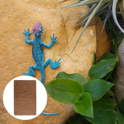 Healifty 3pcs Reptile Coconut Fiber Mat Natural Breathable Bedding Liner Mats for Reptile Pet Box No Deformation Terrarium Supplies