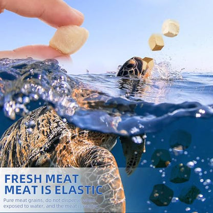 Turtle Treats,3 in 1 Meat Turtle Food,Made with Fresh Meat,Chicken&Duck&Fish Freeze-Dried,Enriched Protein & Vitamins(3.17oz/4.23oz) (3.17oz-3in1)
