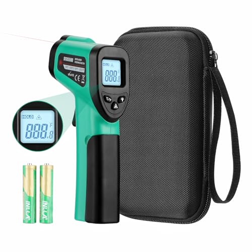 OnniOne Digital Laser Thermometer Temperature Gun for Aquarium Fish Tank | -58℉~1022℉ Infrared IR Thermometer for Gecko Spider Lizard Reptile Thermometer, Forest Terrarium Accessories Gift - color: Green