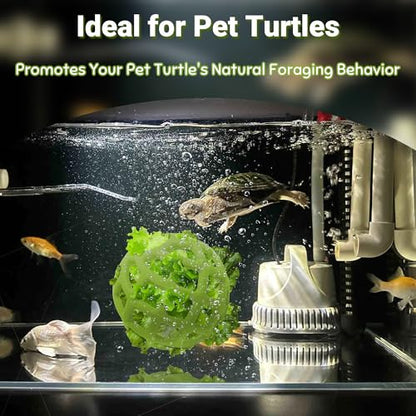 Turtle Feeder Ball, Aquatic Turtle Tank Accessories, Red Eared Slider Turtles Toys, Aquarium Decorations