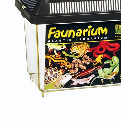 Exo Terra Faunarium, Plastic Reptile Terrarium, Large, PT2265 - size: Large