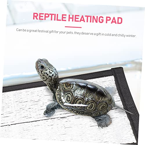 6pcs Winter Pet Warmer Heating Pad for Reptiles Terrarium Insulation Mat Reflective Heat Pad for Turtles Lizards Snakes Comfortable Warmth for Cold Days