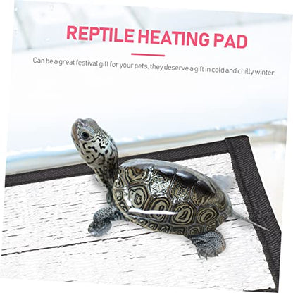 6pcs Winter Pet Warmer Heating Pad for Reptiles Terrarium Insulation Mat Reflective Heat Pad for Turtles Lizards Snakes Comfortable Warmth for Cold Days