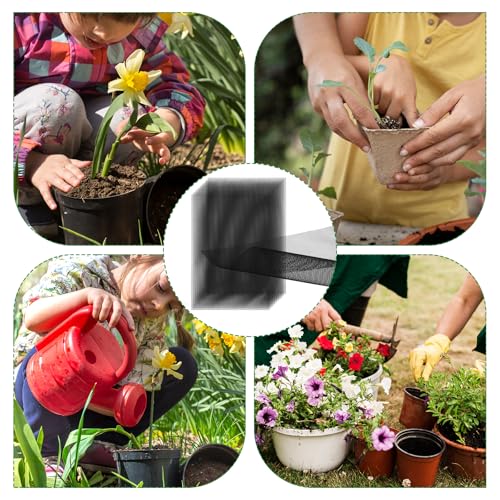 Ouligay 20PCS Flower Pot Hole Mesh Pad 11.8 X 7.8inch Plastic Mesh Sheet, Keep Soil from Flowing Away, Bonsai DIY Drainage Netting Pot Bottom Grid Mat Gifts for Women Gardeners