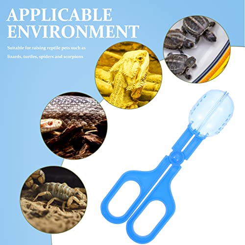 balacoo 3pcs Portable Pet Waste Clips Holders for Reptiles Comfortable Grip Lightweight and Easy to Carry for Tortoises Lizards Frogs and Spiders