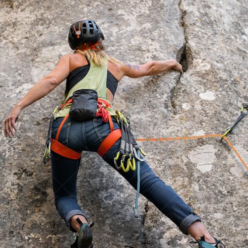 1/2 inch x 100ft Arborist Tree Climbing Rope – 48 Strand Polyester Static Bull Rope, 9000lb Breaking Strength – Heavy Duty Utility Line for Swing Pulling, Outdoor, Marine Use – ASTM F2116 Certified - size: 1/2IN x 100FT, style: Orange