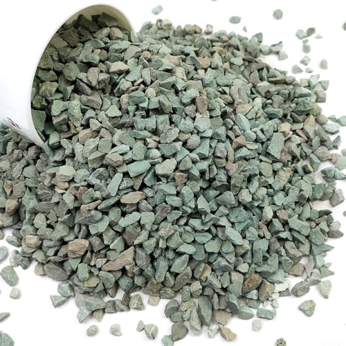 Succulents and Cactus Green Zeolite Rocks, Decorative Stones Pebbles for Indoor Plants, Bonsai, Fairy Gardening, Vases Fillers, Terrarium, 10lb - color: Green Zeolite Rocks, size: 10 Pounds