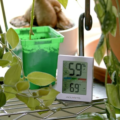 AcuRite Humidity Meter Hygrometer and Indoor Thermometer, Hygrometer - size: 3 x 2.5 Inches