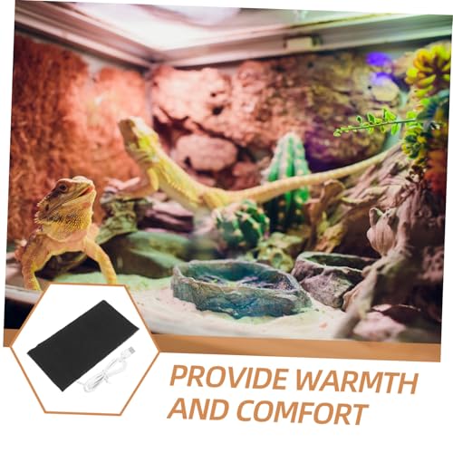 Abaodam Portable USB Heating Pad for Reptiles and Pets Compact Under Tank Heater for Turtles Snakes and More Rapid Heat Activation for Warmth The Go
