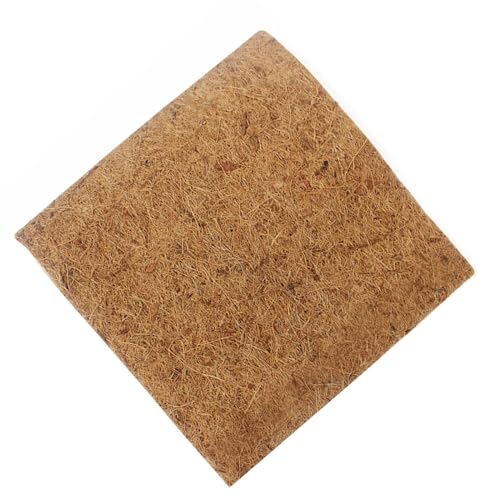 Reptiles Carpet BeardedDragon Substrate CoconutFiber Bedding Mat for BeardedDragon Sleep Pad Terrariums Liner Accessory Terrariums Accessories for Small Pet - size: 40x40cm