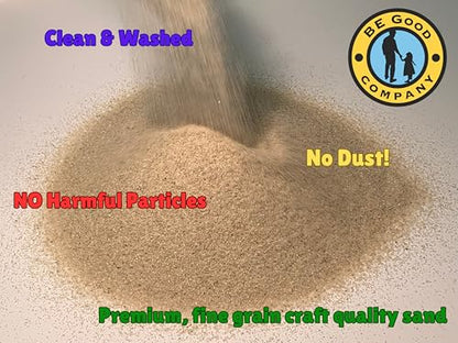 Sandbox Sand Refill Pack - 1.5 lb Natural Play Sand - Ultra Fine for Arts & Crafts, Aquarium, Terrarium, Decor