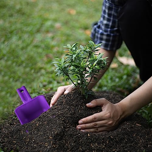 Vikan Remco 63008 Color-Coded Plastic Hand Scoop - BPA-Free Food-Safe Kitchen Utensils, Restaurant and Food Service Supplies, 16 oz, Purple - size: 16 oz