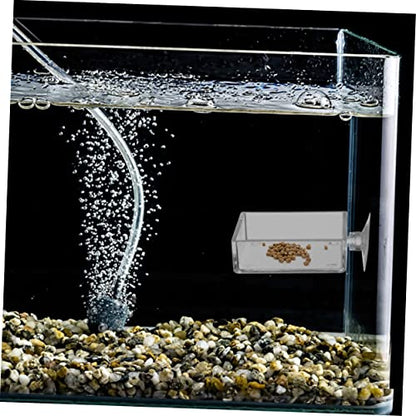 6pcs Shrimp Feeding Dishes Food Trays Cups for Aquatic Supplies and Reptile Feeding Easy to Clean and Install for Fish Tanks and Turtles