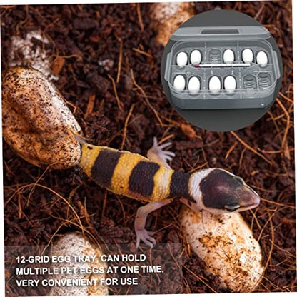 Reptile Incubation Hatchery Box Transparent Incubator for Geckos Snakes and Lizards Lightweight and Easy to Clean Hatching Container for Breeding Reptiles