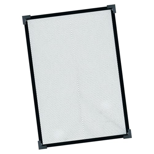 Aquarium Screen Top Cover Protective Net Anti Jumping Tear Resistant DIY Kit Fish Guard Easy to Use - size: 80cmx40cm