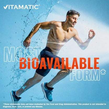 Vitamatic Calcium Carbonate Powder – 500 g (17.6 oz) – Unflavored Dietary Supplement Powder Non-GMO