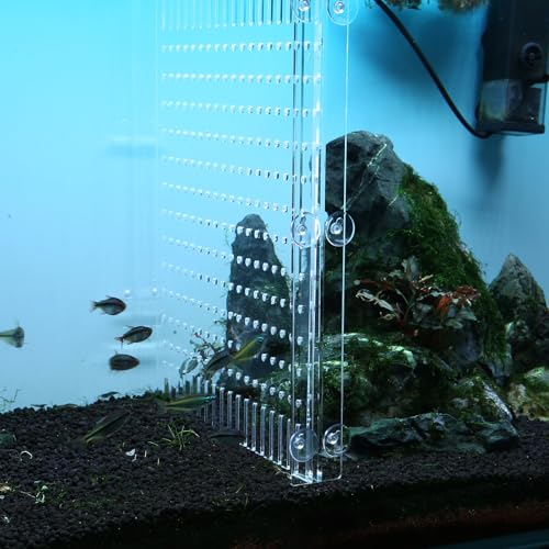 Aquarium Divider Clear 10/15/20 Gallon Fish Tank Divider with Suction Cups (10 Gallon) - size: 10 Gallon
